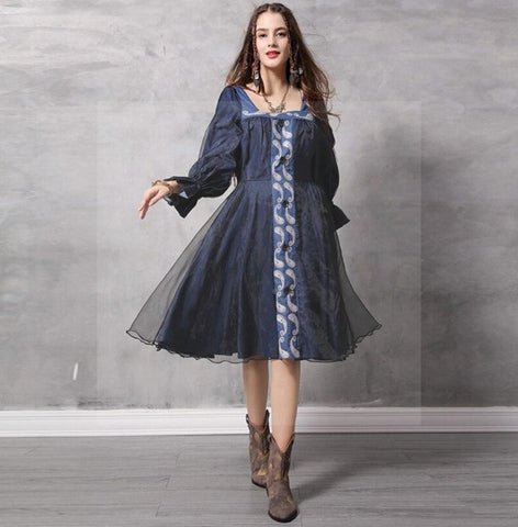 robe-boheme-chic-bleu-marine