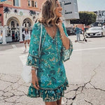 robe-boheme-chic-courte tendance