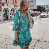 robe-boheme-chic-courte tendance
