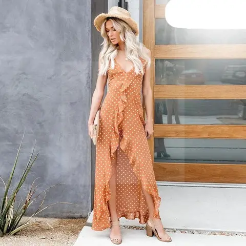 robe-boheme-chic-orange