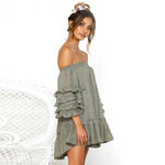 robe-boheme-chic-verte pas cher