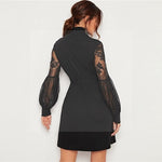 robe-boheme-courte-noire tendance