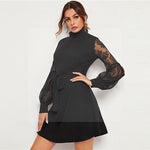 robe-boheme-courte-noire hippie
