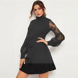 robe-boheme-courte-noire hippie