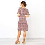 robe-boheme-courte-rose chic