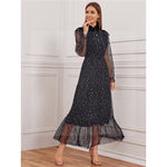 robe-boheme-longue-noire pas cher