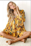 robe-boheme-manche-longue femme