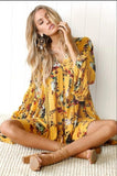 robe-boheme-manche-longue femme