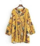 robe-boheme-manche-longue chic