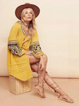 robe-boheme-trapeze tendance