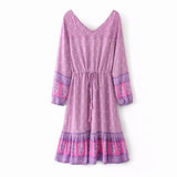 robe-boheme-violet femme