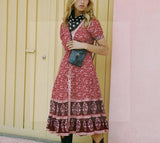 robe-cocktail-boheme-chic-courte boho chic