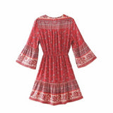 robe-cocktail-courte-boheme hippie