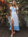 robe-longue-boheme-bleu tendance