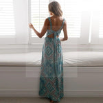 robe-longue-boheme-chic-bleu 2020
