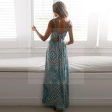 robe-longue-boheme-chic-bleu 2020