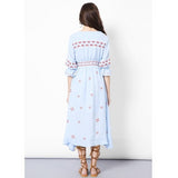 robe-longue-boheme-chic-coton femme