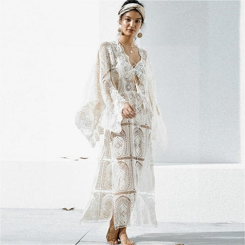 robe-longue-boheme-chic-dentelle