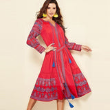 robe-longue-boheme-chic-rouge