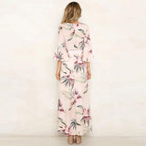 robe-longue-boheme-creme chic