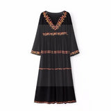 robe-longue-boheme-dentelle-noire hippie