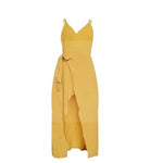 robe-longue-boheme-jaune pas cher