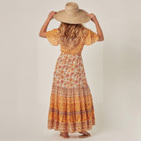 robe-longue-boheme-mousseline chic
