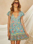 robe-longue-boheme-verte