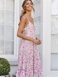 robe-longue-boheme-vieux-rose boho chic