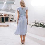robe-longue-esprit-boheme-bleu luxe