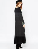 robe-longue-esprit-boheme-chic-manches-longues-et-ras-de-cou boho chic