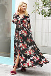 robe-longue-noire-boheme-chic pas cher