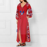 robe-style-boheme-manche-3-4 luxe