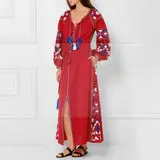 robe-style-boheme-manche-3-4 luxe