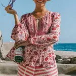 Chemisier femme style boheme hippie