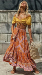 Grande jupe boheme chic
