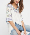 Hippie mexican blouse chic
