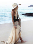Jupe bohème blanche boho