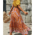 Jupe boheme asymetrique style