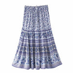 Jupe boheme bleu de qualite