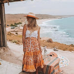 Jupe boheme ete 2018 hippie