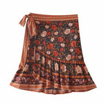 Jupe courte style boheme chic femme
