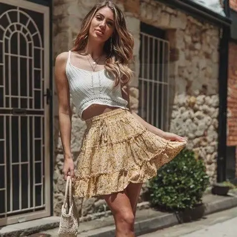 Jupe esprit boheme style