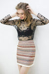 Jupe hippie boheme chic femme