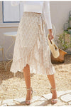Jupe longue boheme chic blanche de bohemienne