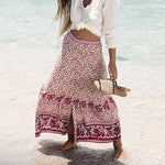 Jupe longue boheme fendue boho chic