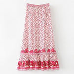 Jupe longue boheme fendue de qualite