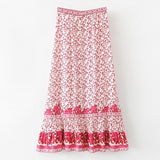 Jupe longue boheme fendue de qualite