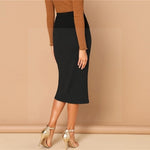 Jupe longue boheme noire boho