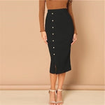 Jupe longue boheme noire femme